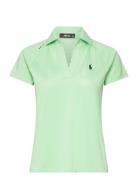 Tailored Fit Mesh Polo Shirt Sport T-shirts & Tops Polos Green Ralph L...