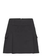 Skirt Petra Kort Kjol Black Lindex