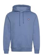 Double A By Wood Wood Ian Patch Hoodie Blå