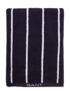 GANT Stripe Towel 50X70 Marinblå