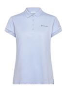 Lakeside Trail Solid Pique Polo Sport T-shirts & Tops Polos Blue Colum...