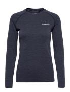 Core Dry Active Comfort Ls W Sport T-shirts & Tops Long-sleeved Navy C...