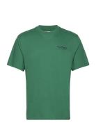 Hudson Script T-Shirt Tops T-shirts Short-sleeved Green Penfield