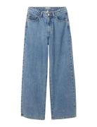 Tom Tailor Wide Leg Denim Pants Blå