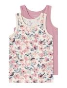 Name It Nmftank Top 2P Nostalgia Flower Noos Multi/patterned