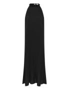 Crbellah Dress - Kim Fit Maxiklänning Festklänning Black Cream