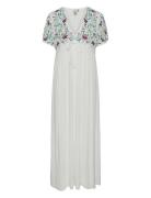 YAS Yaschella Ss Maxi Dress S. - Fest Vit