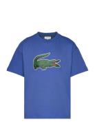 Tee-Shirt&Turtle Sport T-shirts Short-sleeved Blue Lacoste
