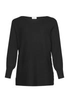 ONLY Carmakoma Carnew Adaline L/S Pullover Knt Noos Svart