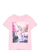 Nmfvotea Ss Top Tops T-shirts Short-sleeved Pink Name It