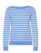 Tommy Hilfiger Co Jersey Stitch Ls Boat-Nk Swt Blå