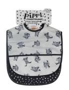 Rätt Start Pippi Circus, Bibs, 2-Pack Multi/patterned