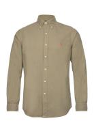 Polo Ralph Lauren Custom Fit Garment-Dyed Oxford Shirt Khaki Green