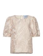 Minus Msalika Round Neck Blouse Beige