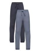 Minymo Pants Sweat 2-Pack Blå