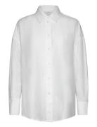 Sian Tops Shirts Long-sleeved White Reiss