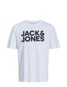 Jack & J S Jjecorp Logo Tee Ss O-Neck Noos Vit