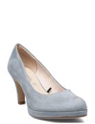Women Court Sho Shoes Heels Pumps Classic Blue Tamaris