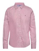 Tommy Hilfiger Gingham Regular Ls Shirt Röd