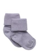 Mp Denmark Cotton Rib Baby Socks Lila