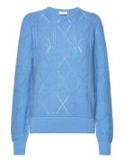 Fqdodo-Pullover Tops Knitwear Jumpers Blue FREE/QUENT