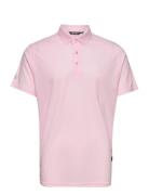 Abacus Mens Cray Drycool Polo Rosa