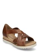 Wedge Sandal Platta Sandaler Brown Gabor