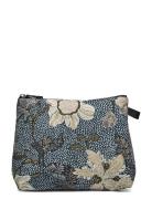 Ceannis Cosmetic M Denim Blue Flower Linen Multi/patterned