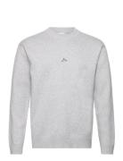 M. Hanger Knit Crew Designers Sweat-shirts & Hoodies Sweat-shirts Grey...