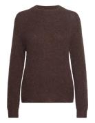 Sltuesday Raglan Pullover Ls Tops Knitwear Jumpers Brown Soaked In Lux...
