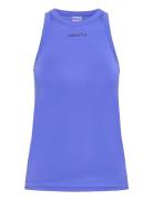 Core Essence Mesh Singlet W Sport T-shirts & Tops Sleeveless Blue Craf...