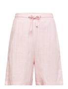 Grtanja Linen Shorts Bottoms Shorts Pink Grunt