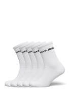 Jack & J S Jacbasic Logo Tennissock 5 Pack Noos Jnr Vit