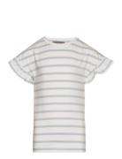 Creamie T-Shirt Ss Stripe Blå