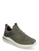 Mens Delson 3.0 - Cicada Låga Sneakers Green Skechers