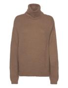 Vila Vilajuli Rollneck L/S Knit - Noos Brun