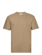 GANT Textured Ss T-Shirt Khaki Green