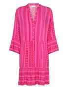 ONLY Carmakoma Carmarrakesh Life 3/4 Tunic Dress Aop Rosa