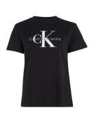 Calvin Klein Jeans Core Monologo Regular Tee Svart