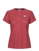 Q Speed Jacquard Short Sleeve Sport T-shirts & Tops Short-sleeved Red ...