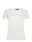 Multib Designers T-shirts & Tops Short-sleeved Cream Weekend Max Mara
