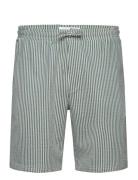 Selected Homme Slhregular-Ben Seersucker Jersey Shorts Grön