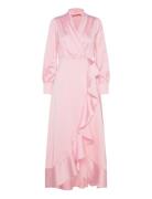 Iza Maxi Dress Maxiklänning Festklänning Pink Love Lolita