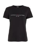 Tommy Hilfiger Heritage Hilfiger C-Nk Reg Tee Svart