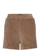 Andy Organic Cotton Velour Shorts Bottoms Shorts Casual Shorts Beige L...