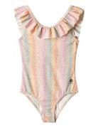 Swimsuit Marie-Louise Baddräkt Badkläder Multi/patterned Wheat