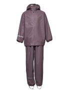 CeLaVi Basic Rainwear Set -Pu Lila