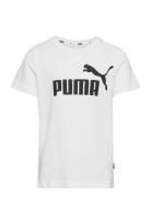 PUMA Ess Logo Tee B Vit