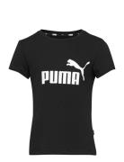 Ess Logo Tee G Sport T-shirts Short-sleeved Black PUMA