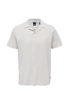 ONLY & SONS Onsabraham Reg Ss Resort Polo Cs Kräm